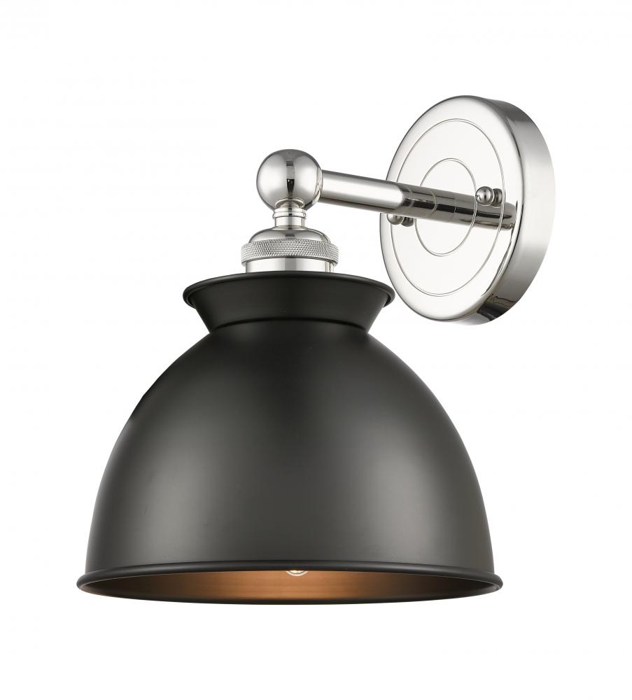 Adirondack - 1 Light - 8 inch - Polished Nickel - Sconce