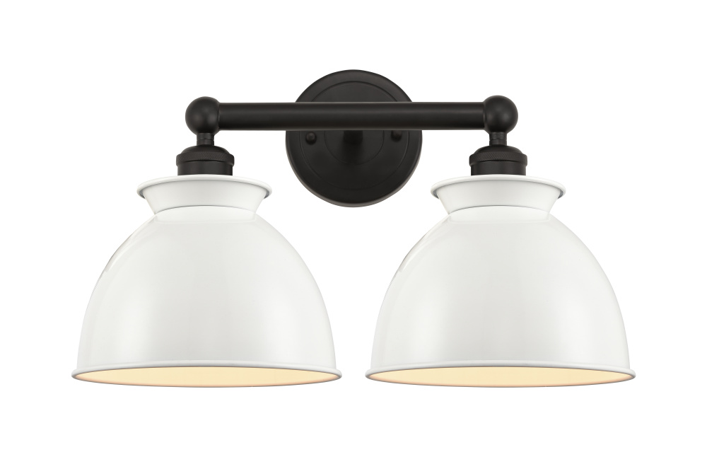 Adirondack - 2 Light - 17 inch - Oil Rubbed Bronze - Bath Vanity Light