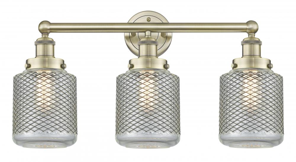 Stanton - 3 Light - 24 inch - Antique Brass - Bath Vanity Light