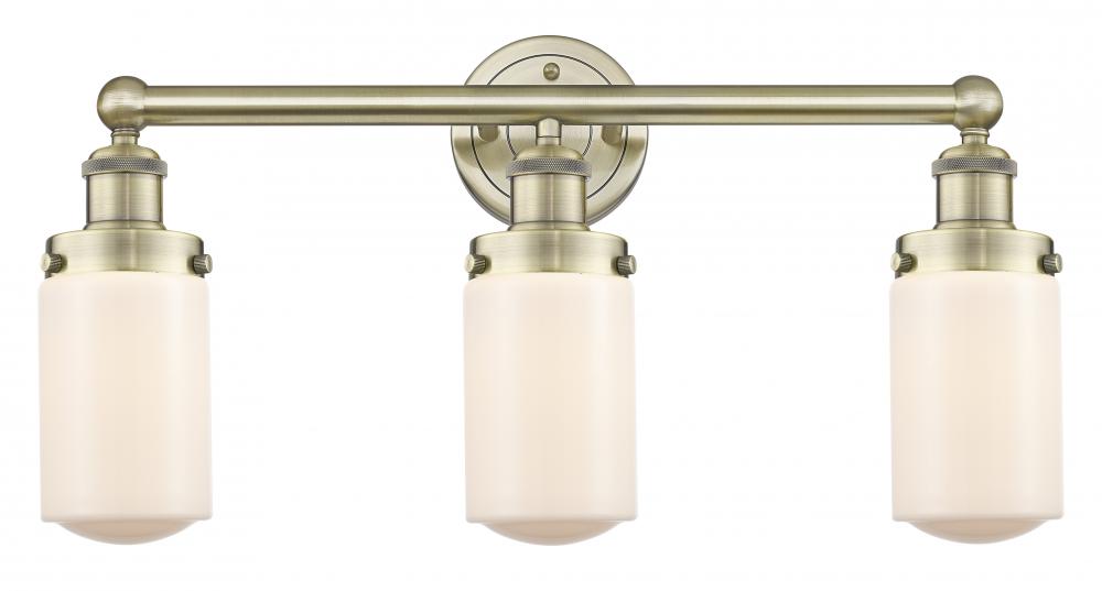 Dover - 3 Light - 23 inch - Antique Brass - Bath Vanity Light