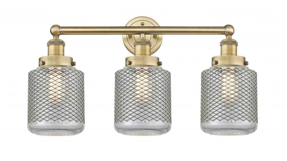 Stanton - 3 Light - 24 inch - Brushed Brass - Bath Vanity Light