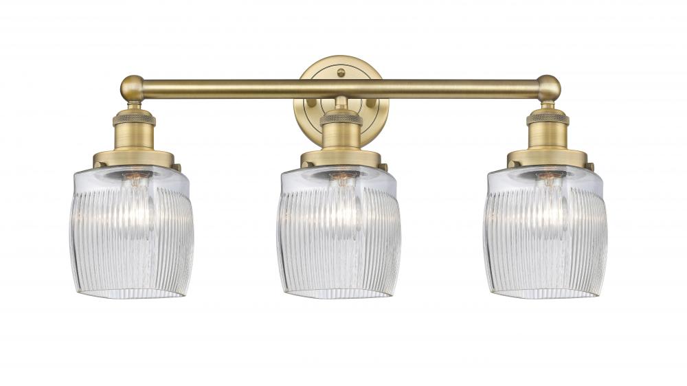 Colton - 3 Light - 24 inch - Brushed Brass - Bath Vanity Light
