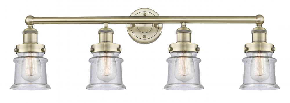 Canton - 4 Light - 32 inch - Antique Brass - Bath Vanity Light