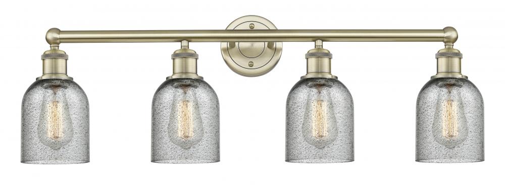 Caledonia - 4 Light - 32 inch - Antique Brass - Bath Vanity Light