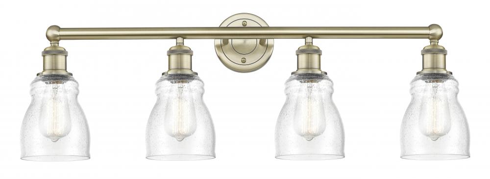 Ellery - 4 Light - 32 inch - Antique Brass - Bath Vanity Light