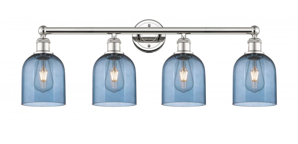 Bella - 4 Light - 33 inch - Polished Nickel - Bath Vanity Light