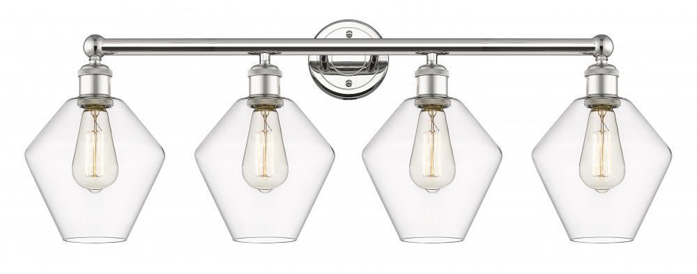 Cindyrella - 4 Light - 35 inch - Polished Nickel - Bath Vanity Light
