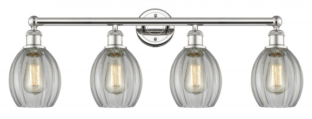 Eaton - 4 Light - 33 inch - Polished Nickel - Bath Vanity Light