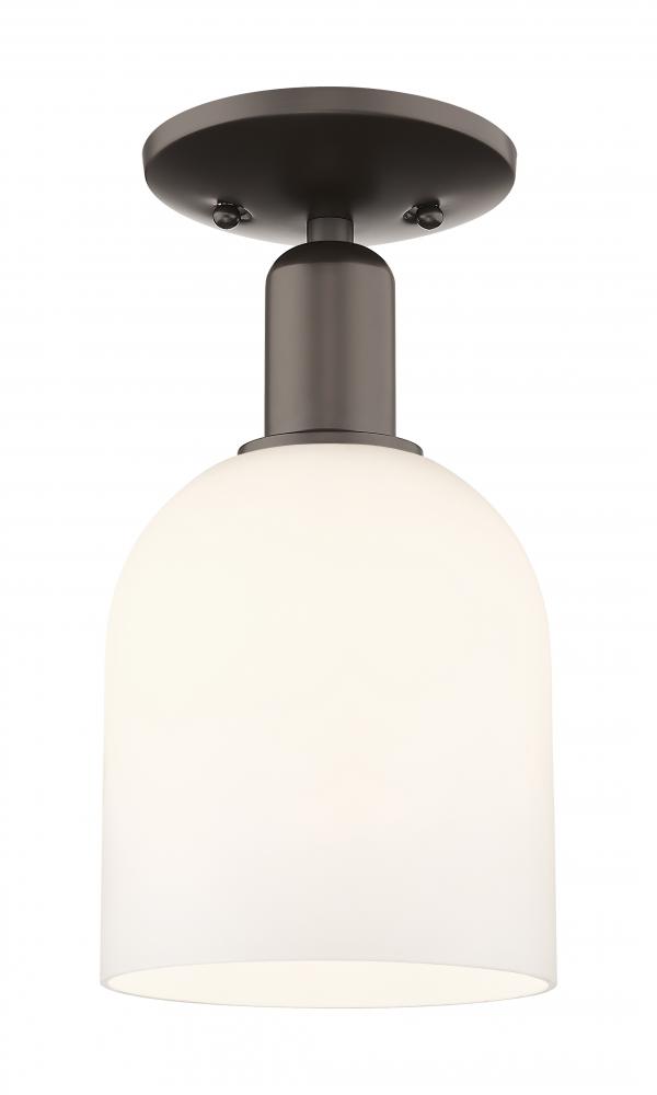 Bella - 1 Light - 6 inch - Oil Rubbed Bronze - Semi-Flush Mount