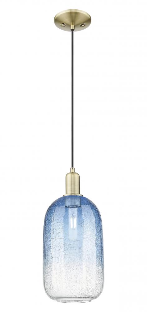 Brookhaven Cloche - 1 Light - 6 inch - Antique Brass - Cord hung - Mini Pendant