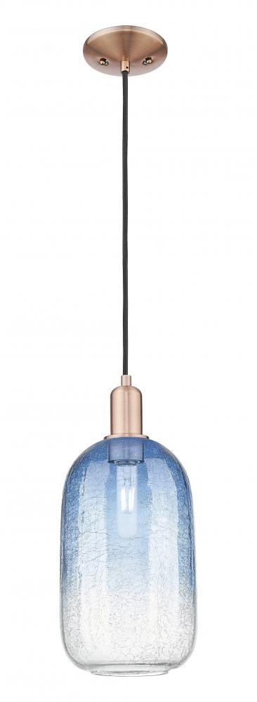 Brookhaven Cloche - 1 Light - 6 inch - Antique Copper - Cord hung - Mini Pendant