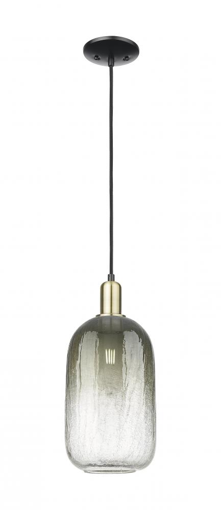 Brookhaven Cloche - 1 Light - 6 inch - Black Antique Brass - Cord hung - Mini Pendant