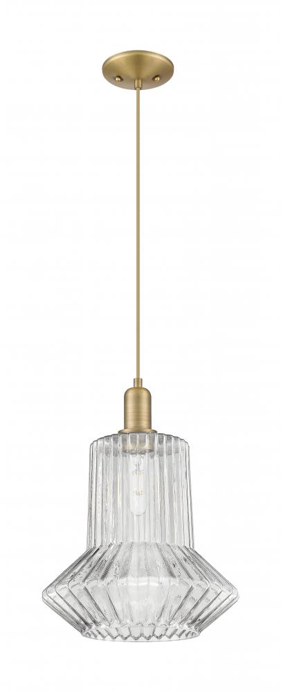 Springwater - 1 Light - 12 inch - Oil Rubbed Bronze - Cord hung - Mini Pendant
