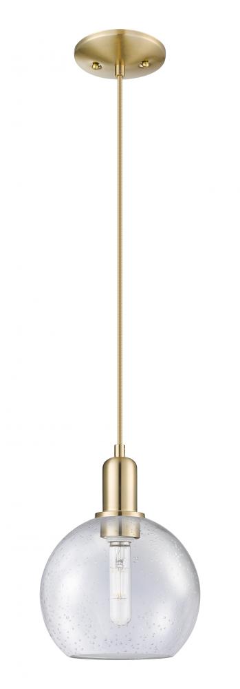 Athens - 1 Light - 8 inch - Champagne Bronze - Cord hung - Mini Pendant