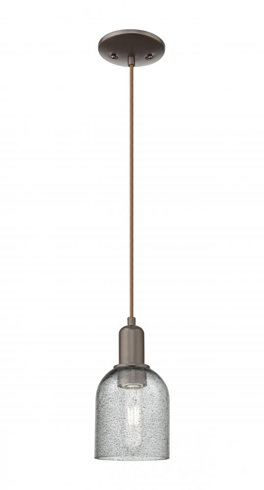 Caledonia - 1 Light - 5 inch - Oil Rubbed Bronze - Cord hung - Mini Pendant