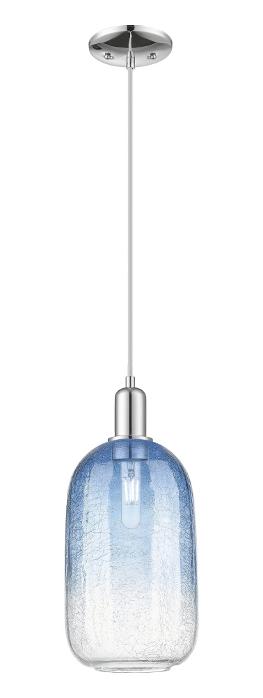 Brookhaven Cloche - 1 Light - 6 inch - Polished Chrome - Cord hung - Mini Pendant