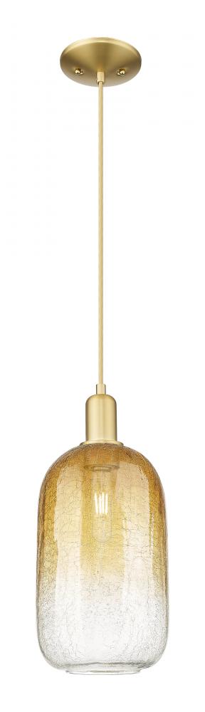 Brookhaven Cloche - 1 Light - 6 inch - Satin Gold - Cord hung - Mini Pendant