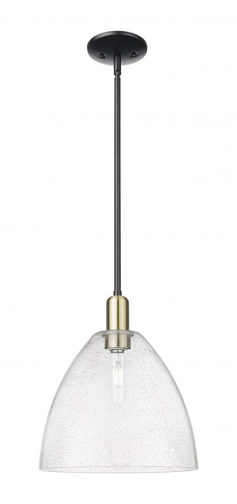 Bristol - 1 Light - 12 inch - Black Antique Brass - Stem hung - Mini Pendant