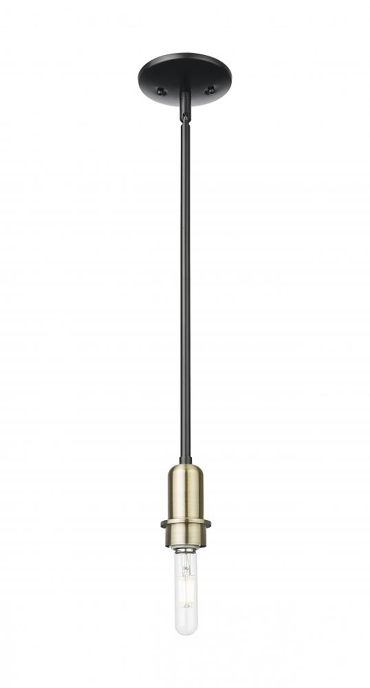 Arcadia - 1 Light - 5 inch - Black Antique Brass - Mini Pendant