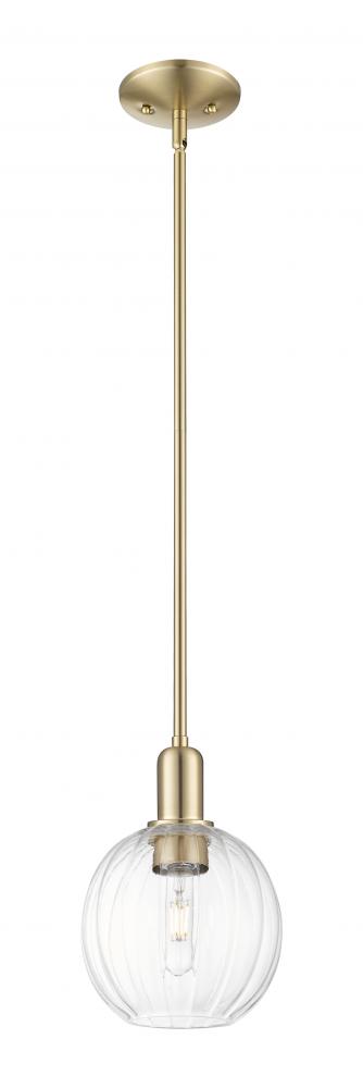 Preston Globe - 1 Light - 6 inch - Champagne Bronze - Mini Pendant