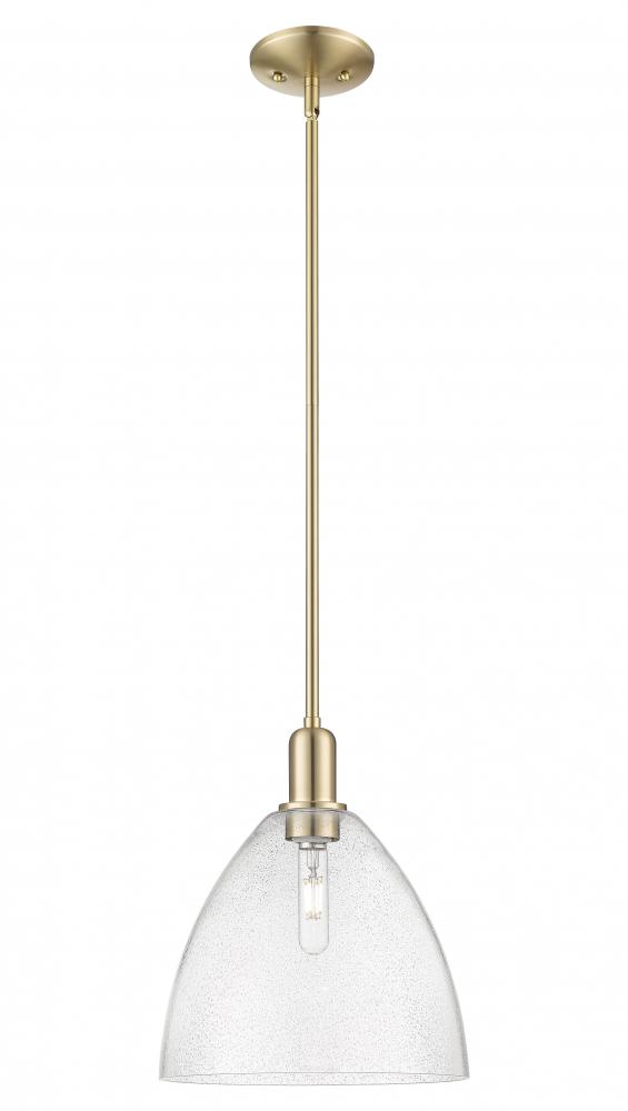 Bristol - 1 Light - 12 inch - Champagne Bronze - Stem hung - Mini Pendant