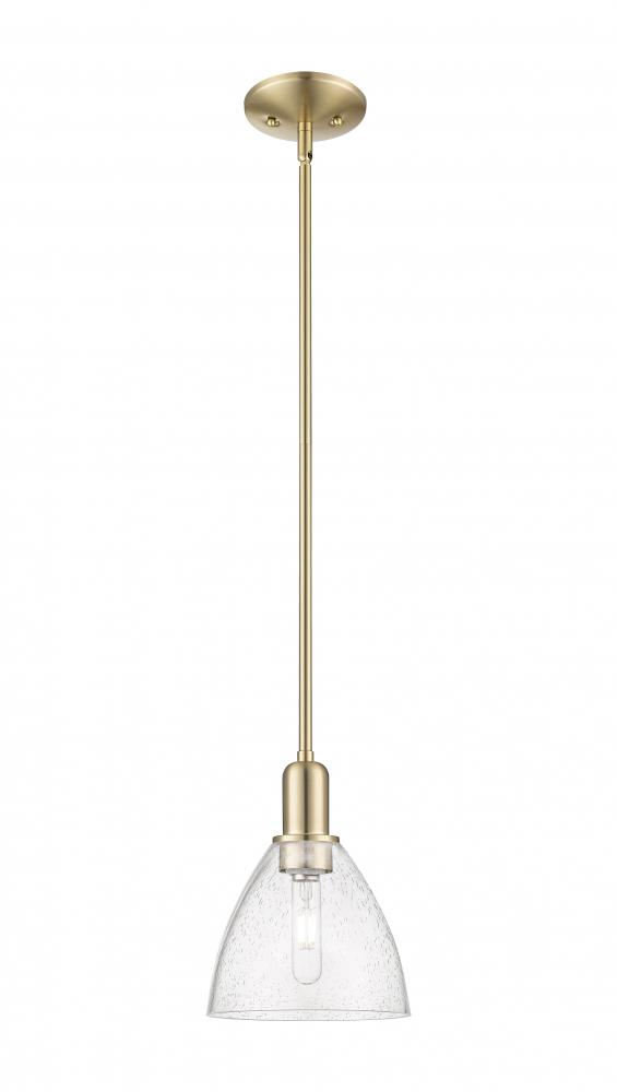 Bristol - 1 Light - 8 inch - Champagne Bronze - Stem hung - Mini Pendant