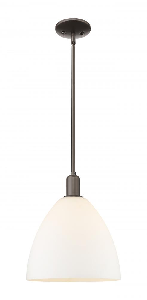 Bristol - 1 Light - 12 inch - Oil Rubbed Bronze - Stem hung - Mini Pendant