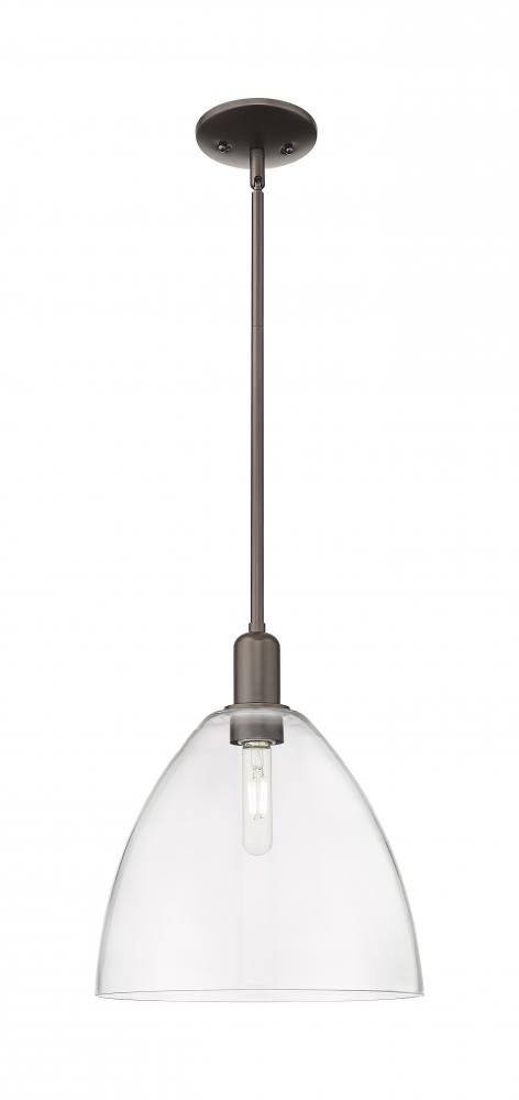 Bristol - 1 Light - 12 inch - Oil Rubbed Bronze - Stem hung - Mini Pendant