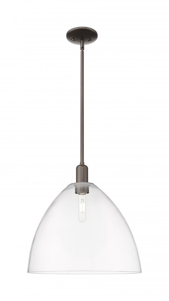 Bristol - 1 Light - 16 inch - Oil Rubbed Bronze - Stem hung - Mini Pendant