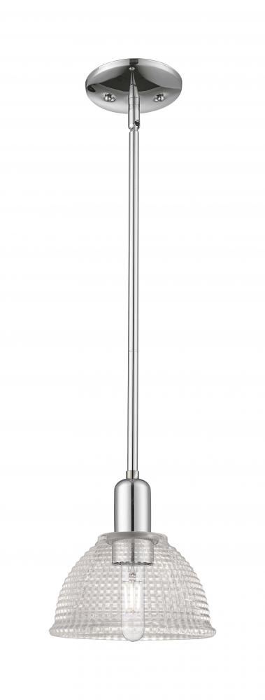 Arietta - 1 Light - 8 inch - Polished Chrome - Stem hung - Mini Pendant
