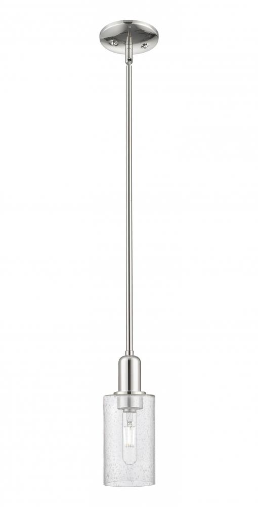 Clymer - 1 Light - 4 inch - Polished Nickel - Stem hung - Mini Pendant