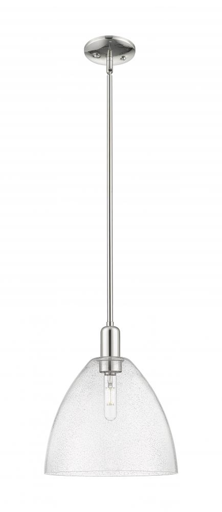 Bristol - 1 Light - 12 inch - Polished Nickel - Stem hung - Mini Pendant