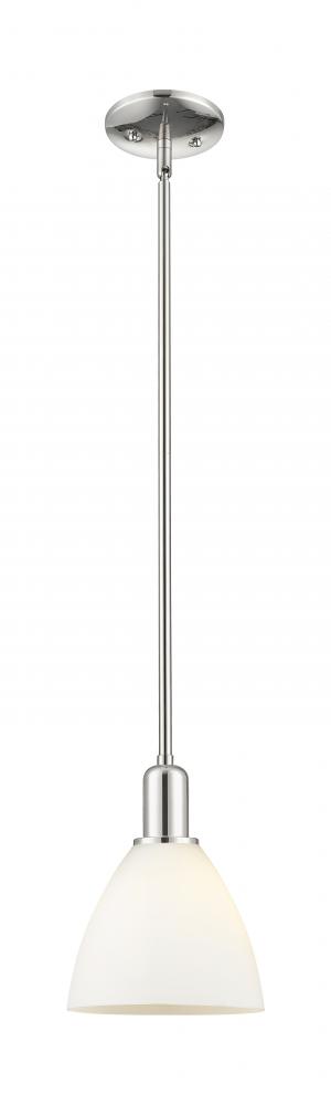 Bristol - 1 Light - 8 inch - Polished Nickel - Stem hung - Mini Pendant