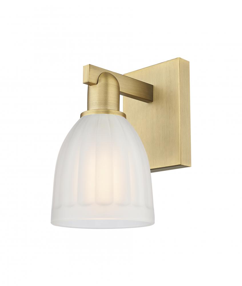 Brookfield - 1 Light - 6 inch - Brushed Brass - Sconce