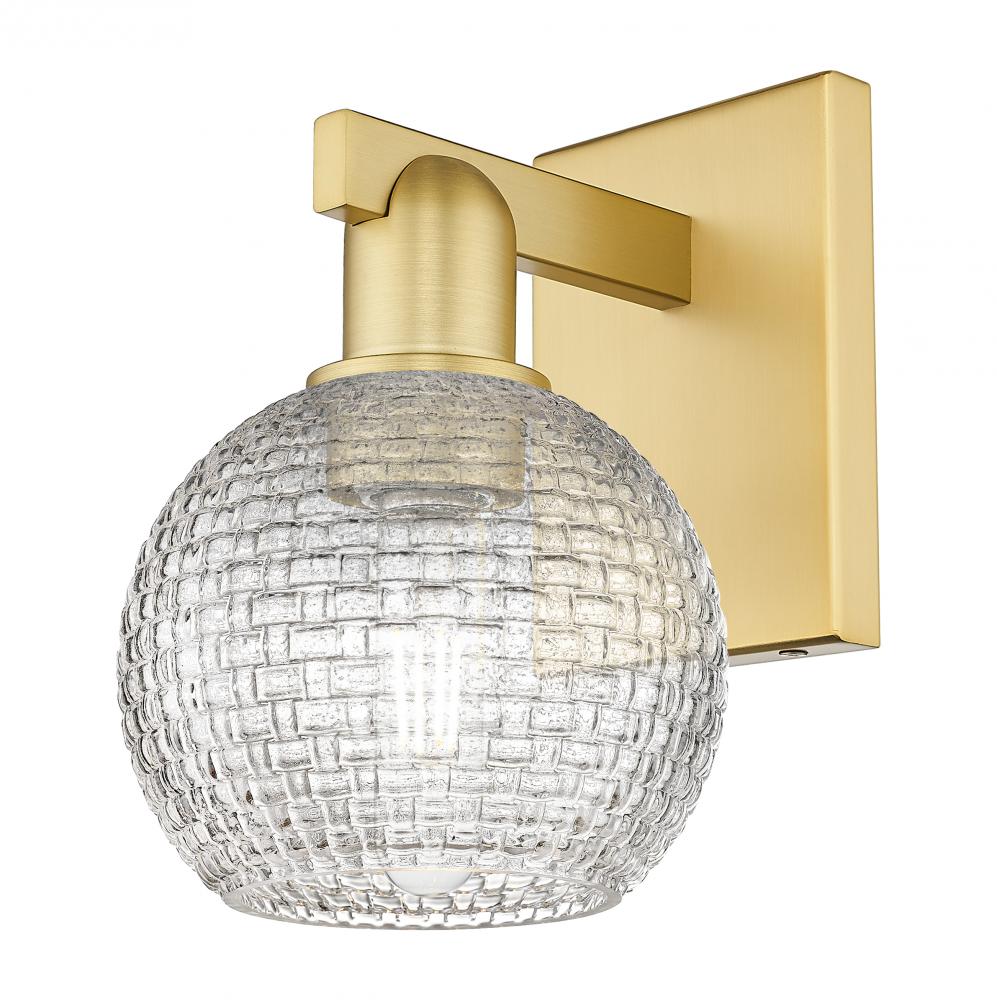 Athens - 1 Light - 6 inch - Satin Gold - Sconce