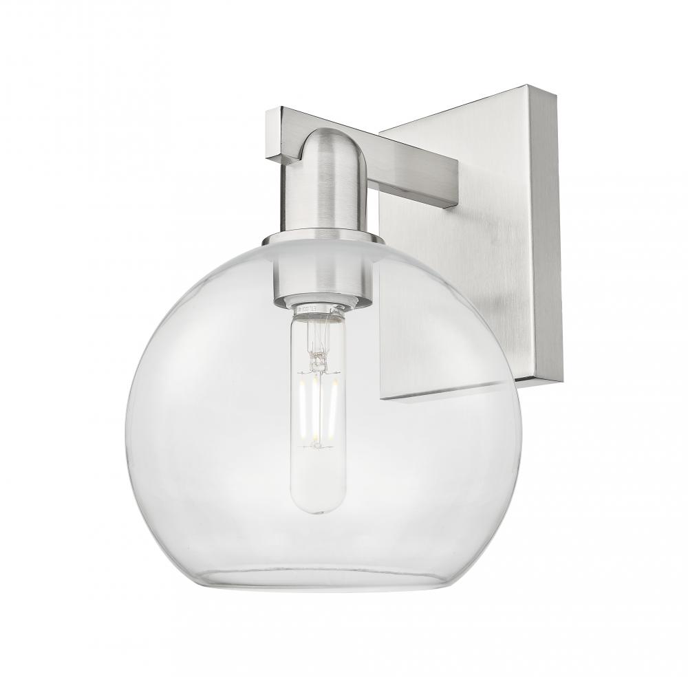 Athens - 1 Light - 8 inch - Brushed Satin Nickel - Sconce