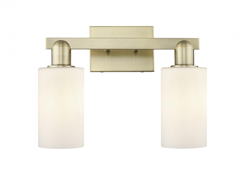 Clymer - 2 Light - 15 inch - Antique Brass - Bath Vanity Light
