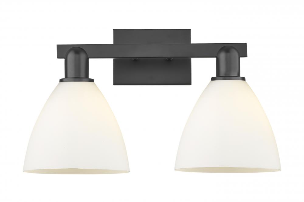 Bristol - 2 Light - 19 inch - Matte Black - Bath Vanity Light