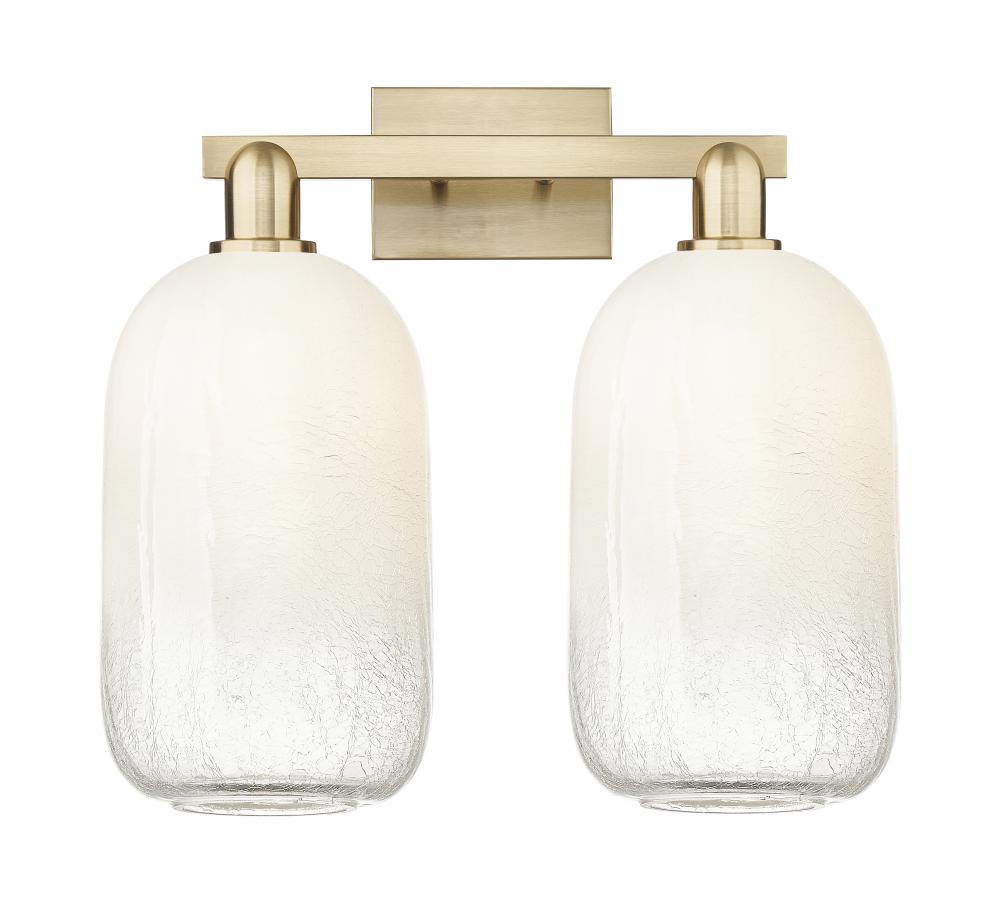 Brookhaven Cloche - 2 Light - 16 inch - Champagne Bronze - Bath Vanity Light