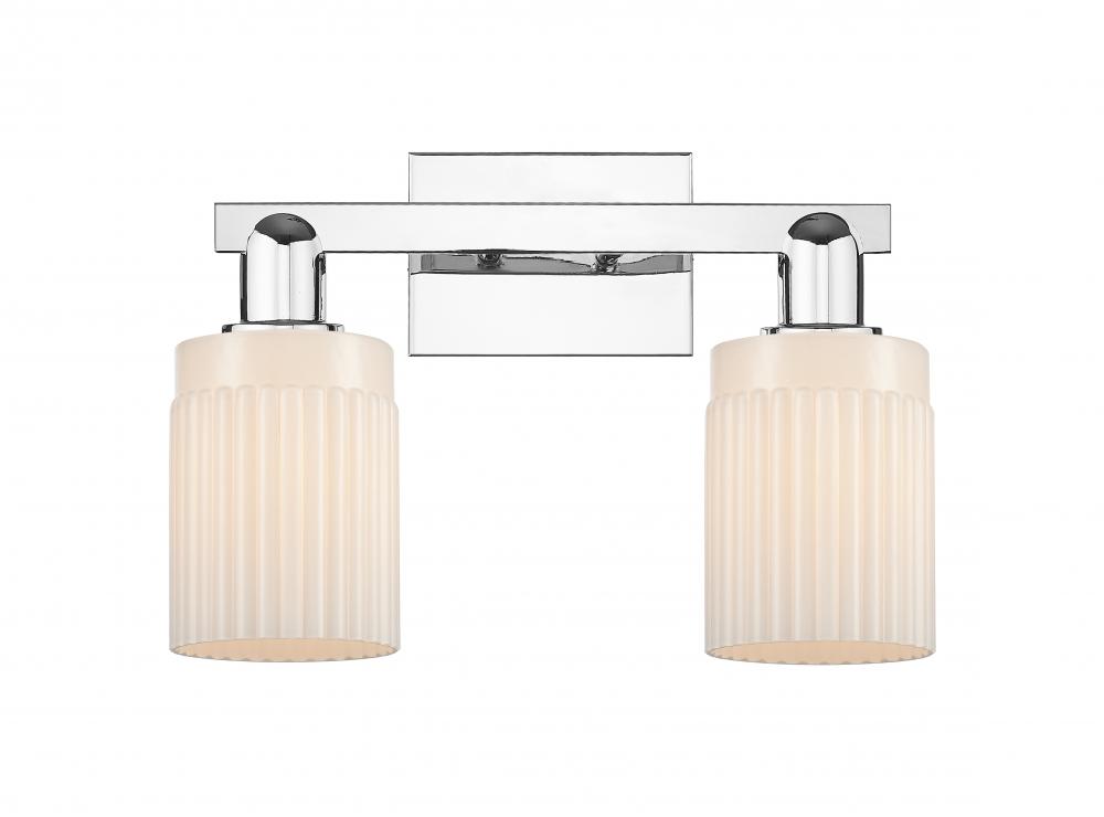 Hadley - 2 Light - 16 inch - Polished Chrome - Bath Vanity Light
