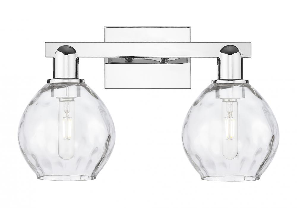 Waverly - 2 Light - 17 inch - Polished Chrome - Bath Vanity Light