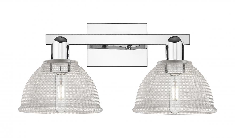 Arietta - 2 Light - 19 inch - Polished Chrome - Bath Vanity Light