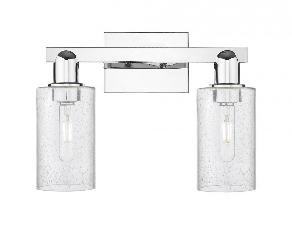 Clymer - 2 Light - 15 inch - Polished Chrome - Bath Vanity Light