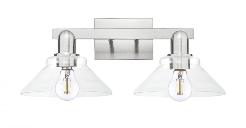 Orwell - 2 Light - 19 inch - Brushed Satin Nickel - Bath Vanity Light