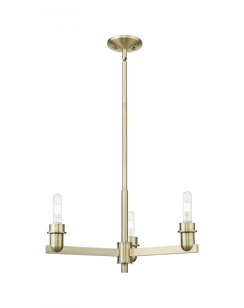 Arcadia - 3 Light - 22 inch - Oil Rubbed Bronze - Pendant