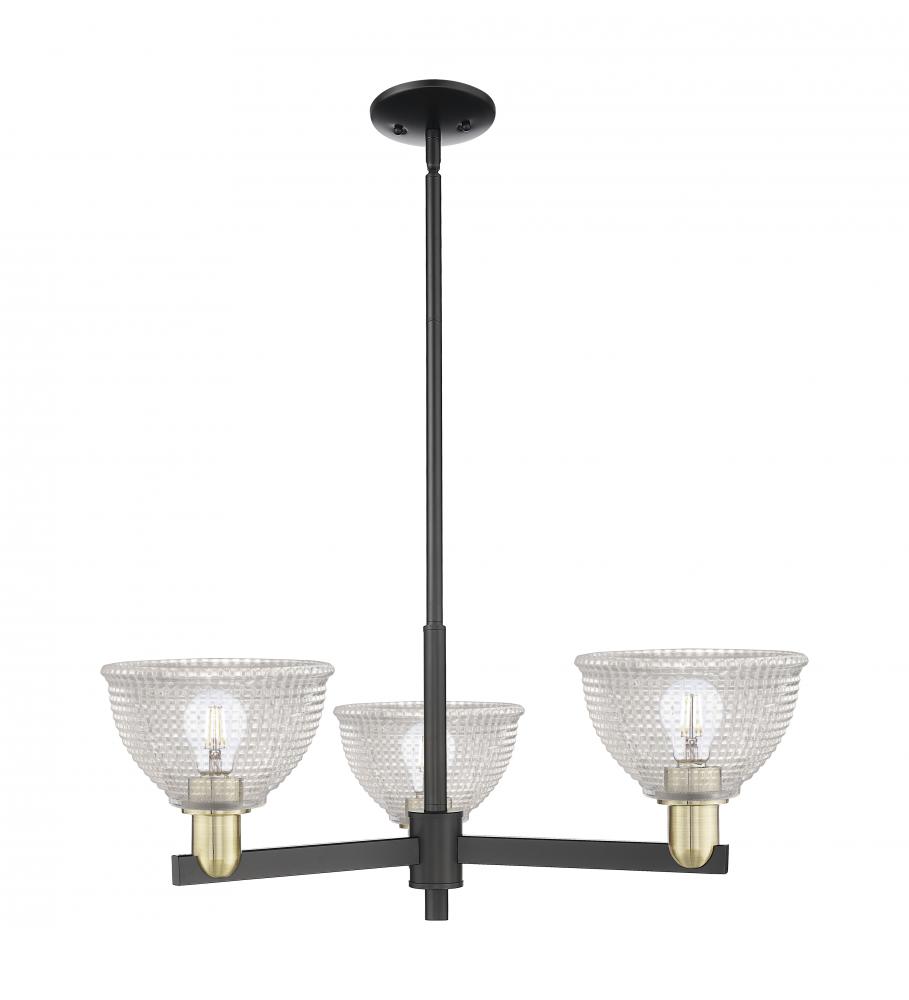 Arietta - 3 Light - 30 inch - Black Antique Brass - Stem hung - Pendant