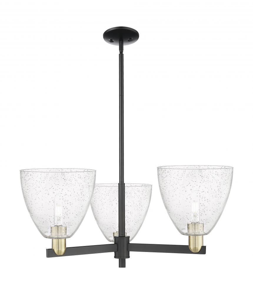 Bristol - 3 Light - 31 inch - Black Antique Brass - Stem hung - Pendant