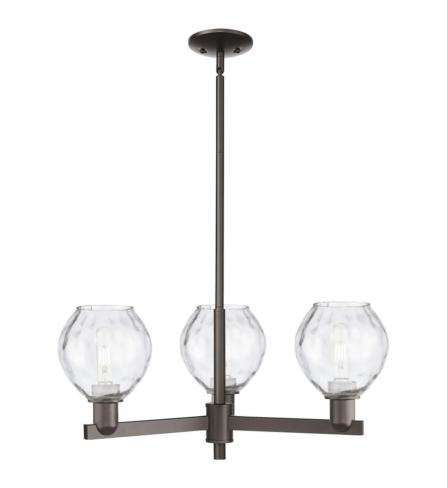 Waverly - 3 Light - 28 inch - Oil Rubbed Bronze - Stem hung - Pendant