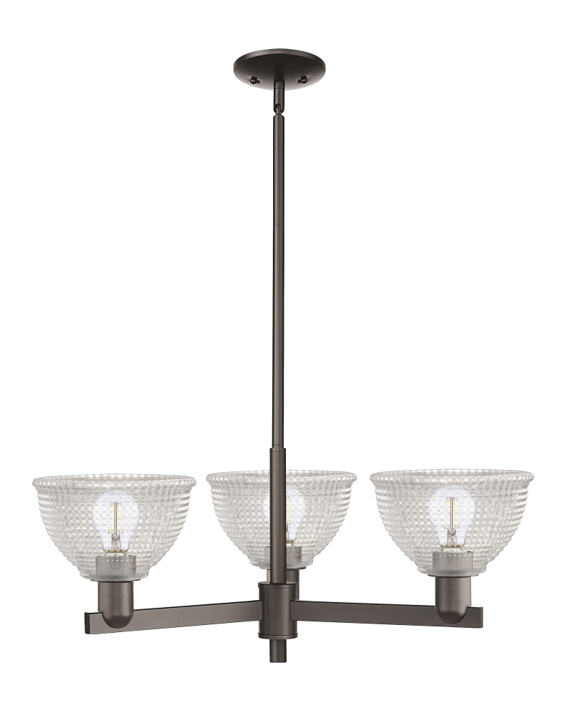 Arietta - 3 Light - 30 inch - Oil Rubbed Bronze - Stem hung - Pendant