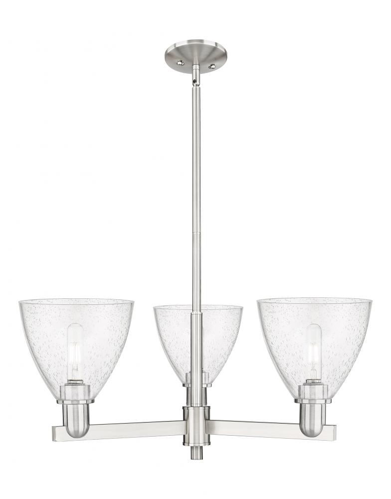 Bristol - 3 Light - 29 inch - Satin Nickel - Stem hung - Pendant